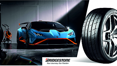 Pneu Bridgestone Potenza a Lamborghini Huracn STO